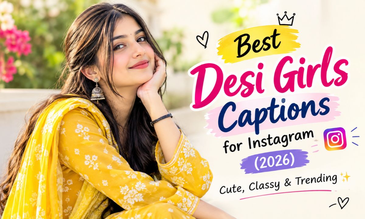 700+ Best Desi Girls Captions for Instagram (2026) _ Cute, Classy & Trending✨