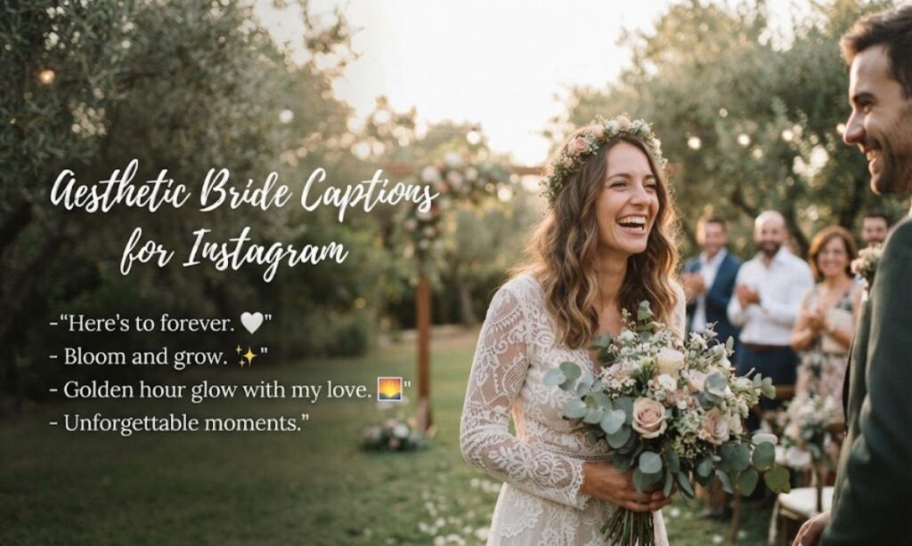 Aesthetic Bride Captions for Instagram