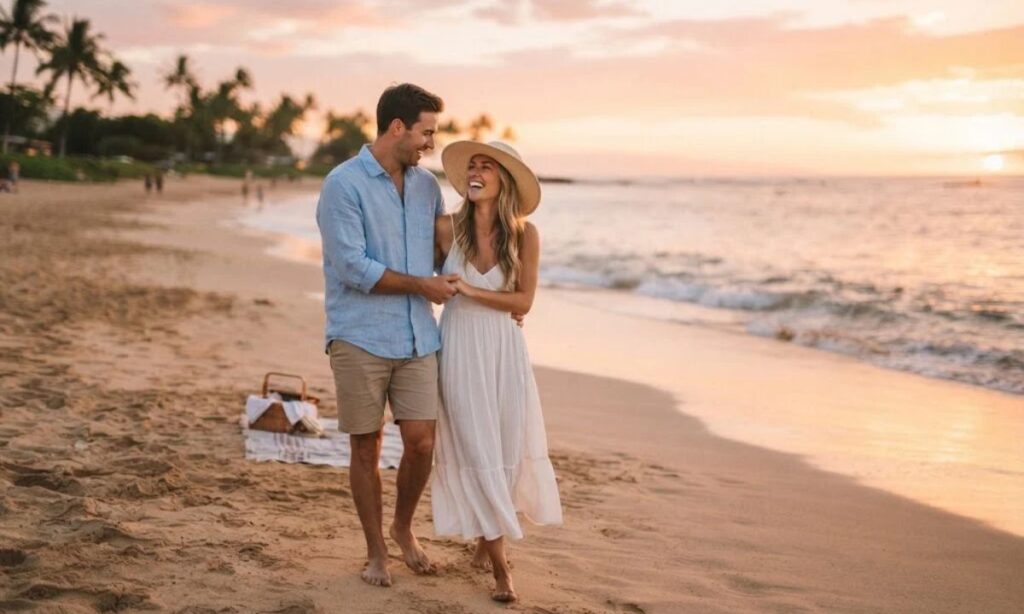 Beach Date Captions