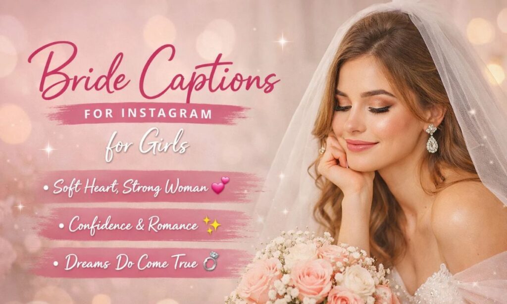 Bride Captions for Instagram for Girls
