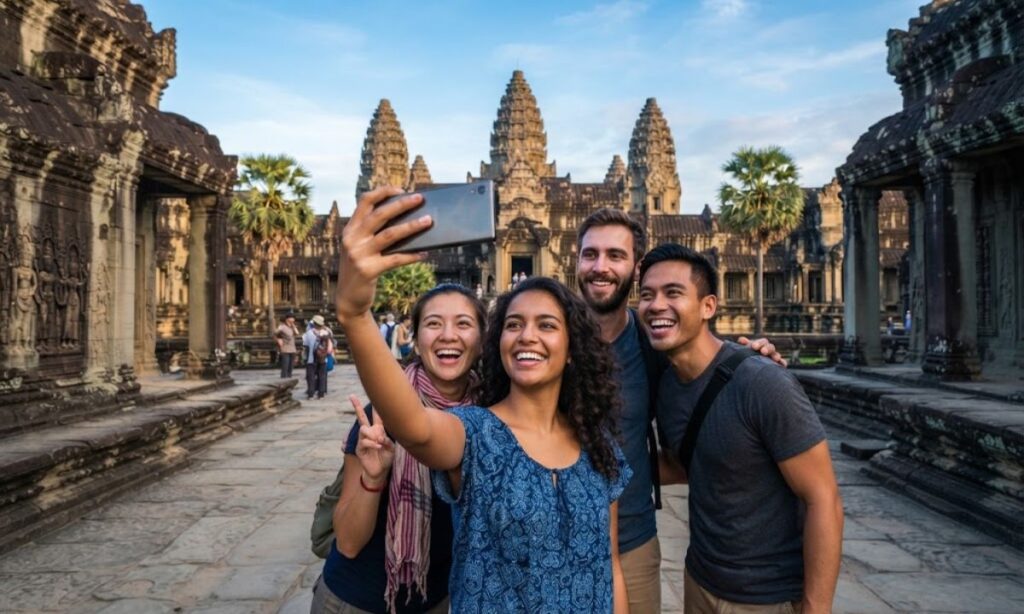 Captions for Temple Selfies & Group Shots