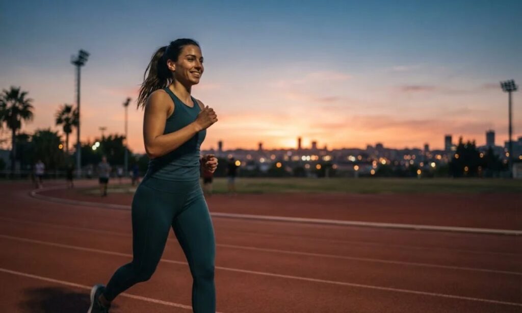 Evening Workouts Captions