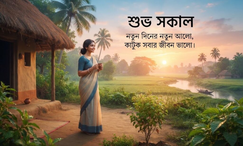 Good Morning Status Caption in Bengali for Whatsapp