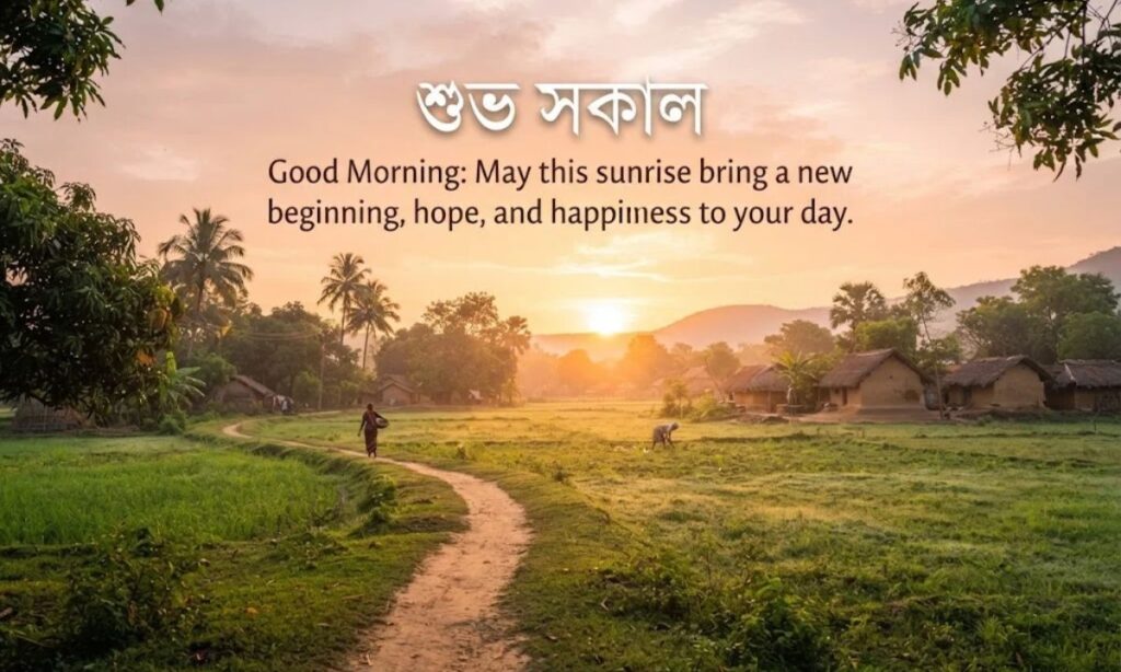 Good Morning Status Caption in Bengali in English
