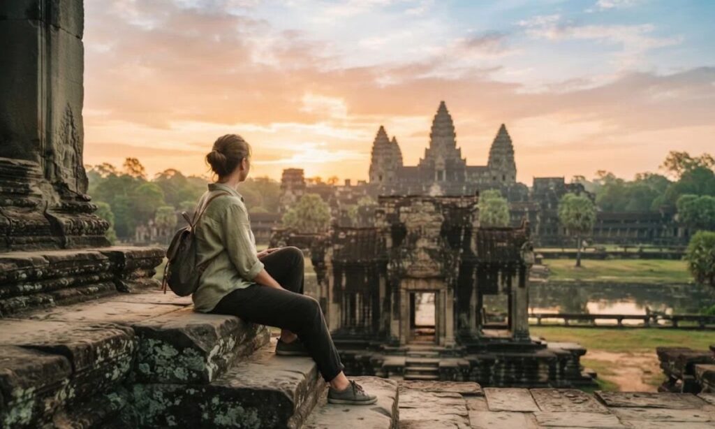 Travel Vibe Temple Captions